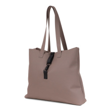 Norländer Dull PU Shopper Taupe - Topgiving