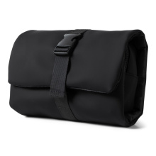 NORLÄNDER Dull PU Hangende Toilettas Zwart - Topgiving