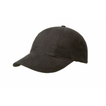 Brushed 6 panel cap, turned top - Topgiving