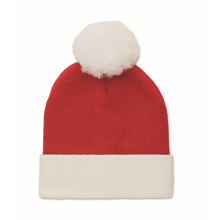 Gebreide kerstmuts - Topgiving