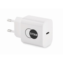 2-poorts eu usb-oplader 20w - Topgiving