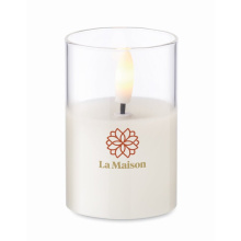 Led waxinekaars in houder - Topgiving