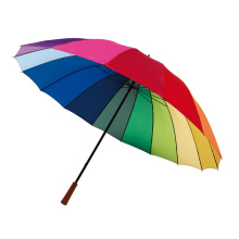 Golfparaplu in regenboogkleuren rainbow sky - Topgiving