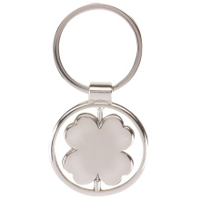 Metalen sleutelhanger spinning clover leaf - Topgiving