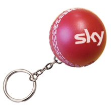 Anti-stress cricket bal sleutelhanger - Topgiving