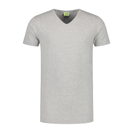 L&S T-shirt V-neck cot/elast SS for him - Topgiving