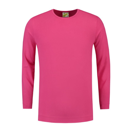 L&S T-shirt Crewneck cot/elast LS for him - Topgiving