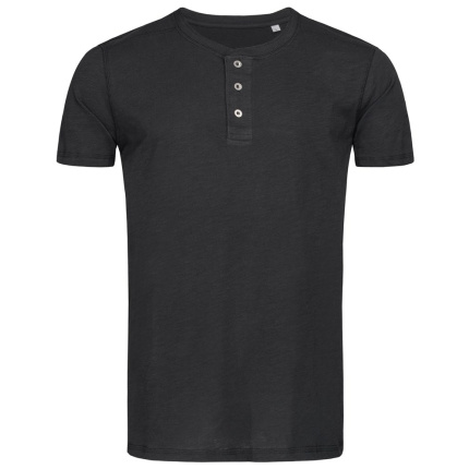 Stedman T-shirt Henley Shawn SS for him - Topgiving