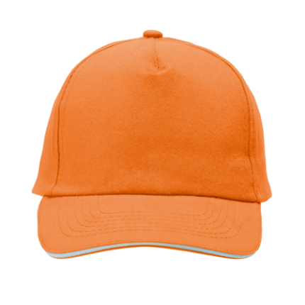 Cap 5 panel brushed klittenbandsluiting - Topgiving