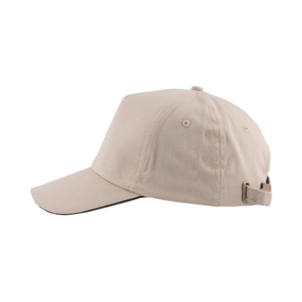 Cap 5 panel brushed - Topgiving