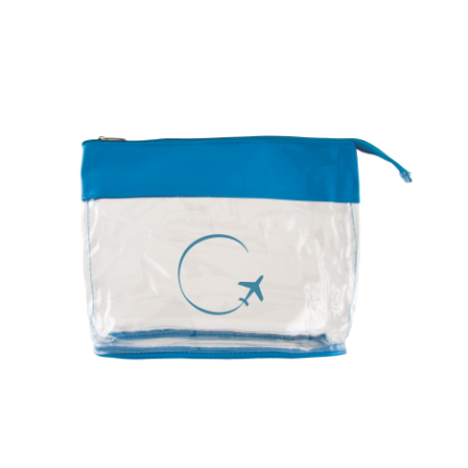 Toilettas transparant - Topgiving