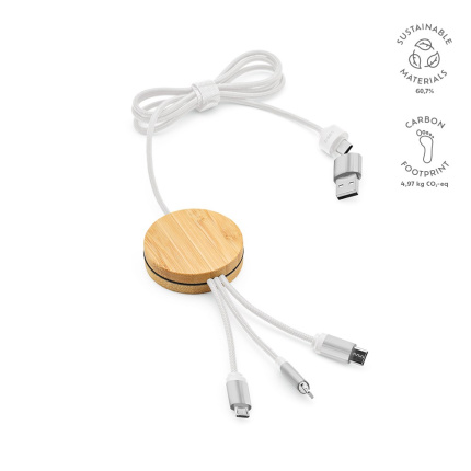 Oplaadkabel rPET 3 in 1 - Topgiving