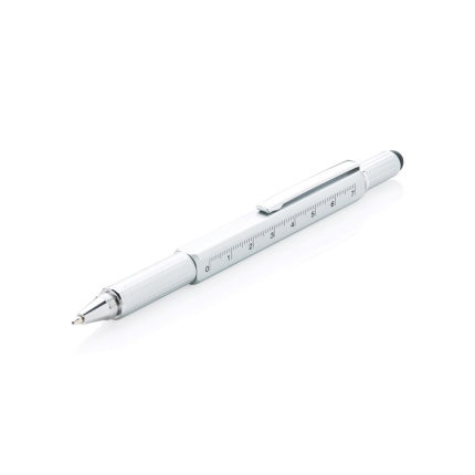 5-in-1 aluminium toolpen - Topgiving