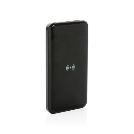 RCS standaard recycled plastic wireless powerbank - Topgiving