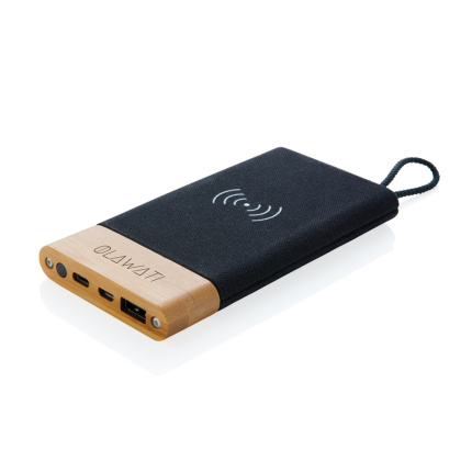 Bamboo X draadloze powerbank - Topgiving