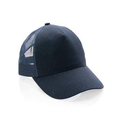 Impact AWARE™ 5 panel recycled katoenen truckercap - Topgiving