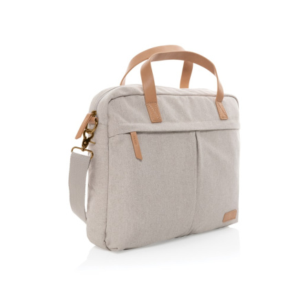 Impact AWARE™ 16 oz. recycled canvas laptoptas - Topgiving