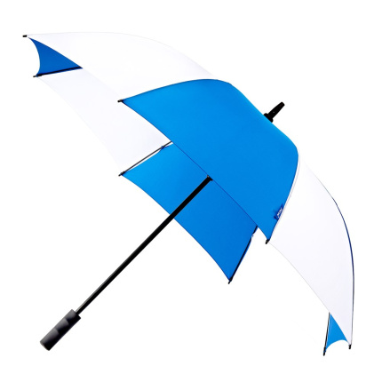 Falcone - Golfparaplu - Automaat - Windproof -  120 cm - Kobalt blauw / Wit - Topgiving