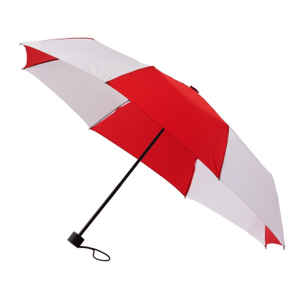 Opvouwbaar - Handopening - Windproof -  100cm - Rood / Wit - Topgiving