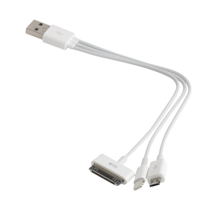 3-way charger usb oplader - Topgiving