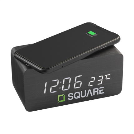 Avant wireless charging digi clock alarmklok oplader - Topgiving