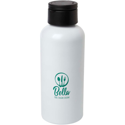 Trinity 600 ml waterfles van RCS gecertificeerd gerecycled aluminium met deksel van RPET - Topgiving