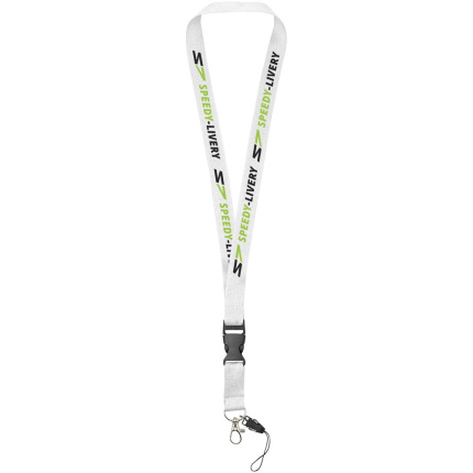 Sagan lanyard met afneembare gesp en telefoonhouder - Topgiving