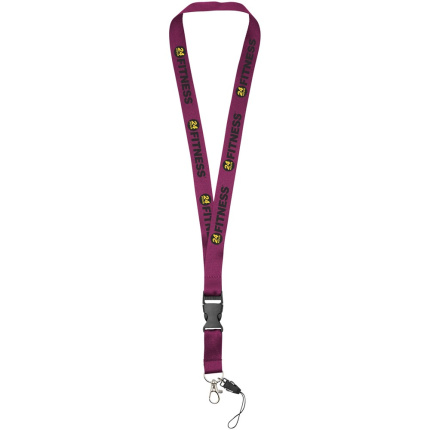 Sagan lanyard met afneembare gesp en telefoonhouder - Topgiving