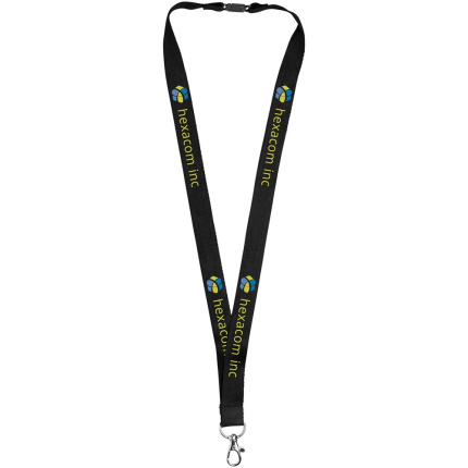 Julian bamboe lanyard met veiligheidssluiting - Topgiving