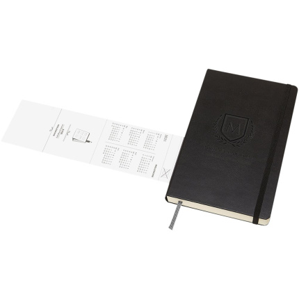 Moleskine dag-agenda voor 12 maanden met harde kaft - Topgiving