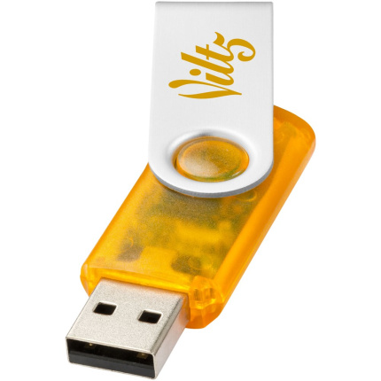 Rotate-translucent USB 4GB - Topgiving