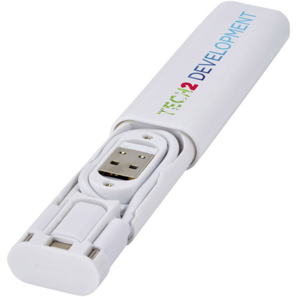 Whiz modulaire oplaadkabel van gerecycled plastic - Topgiving