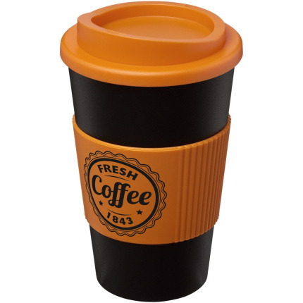 Americano® 350 ml geïsoleerde beker met grip - Topgiving