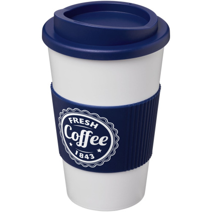 Americano® 350 ml geïsoleerde beker met grip - Topgiving