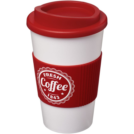 Americano® 350 ml geïsoleerde beker met grip - Topgiving