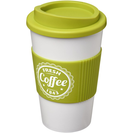 Americano® 350 ml geïsoleerde beker met grip - Topgiving