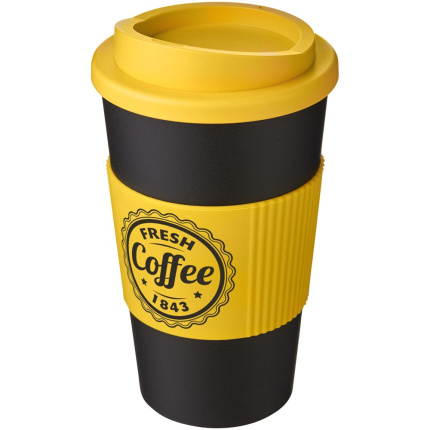 Americano® 350 ml geïsoleerde beker met grip - Topgiving