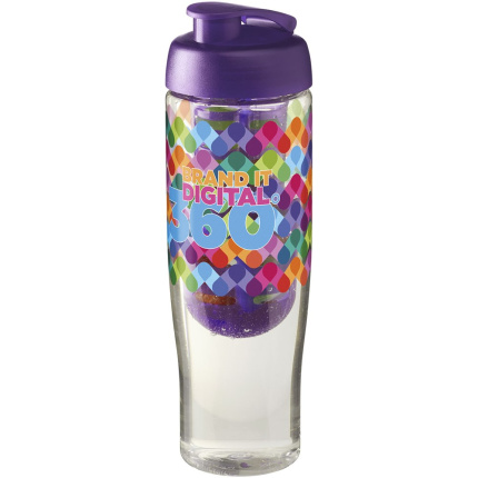 H2O Active® Tempo 700 ml sportfles en infuser met flipcapdeksel - Topgiving