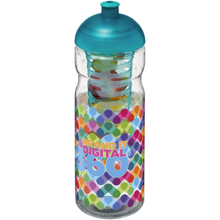 H2O Active® Base 650 ml bidon en infuser met koepeldeksel - Topgiving