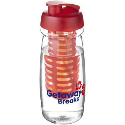 H2O Active® Pulse 600 ml sportfles en infuser met flipcapdeksel - Topgiving