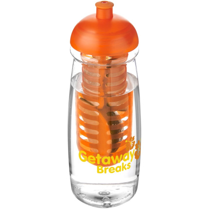 H2O Active® Pulse 600 ml bidon en infuser met koepeldeksel - Topgiving