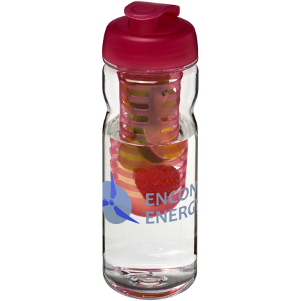 H2O Active® Base Tritan™ 650 ml sportfles en infuser met flipcapdeksel - Topgiving