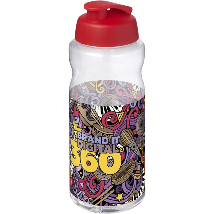 H2O Active® Big Base 1 l drinkfles met klapdeksel - Topgiving