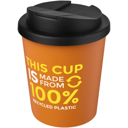 Americano® Espresso 250 ml gerecyclede beker met knoeibestendig deksel  - Topgiving