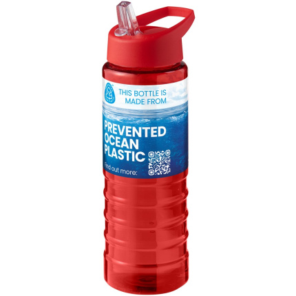 H2O Active® Eco Treble 750 ml drinkfles met tuitdeksel - Topgiving