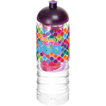 H2O Active® Treble 750 ml drinkfles en infuser met koepeldeksel - Topgiving