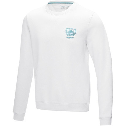 Jasper heren GOTS biologische gerecyclede crewneck sweater - Topgiving