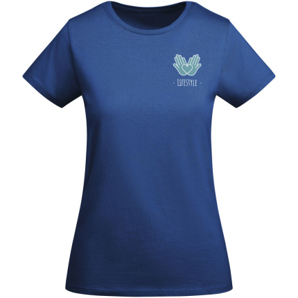 Breda biologisch katoenen dames T-shirt met korte mouwen - Topgiving