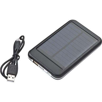 Solar metalen powerbank - Topgiving