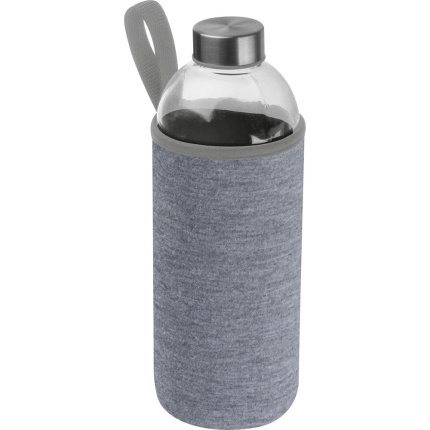 Drinkfles met neopreensleeve en inhoud van 1 liter - Topgiving